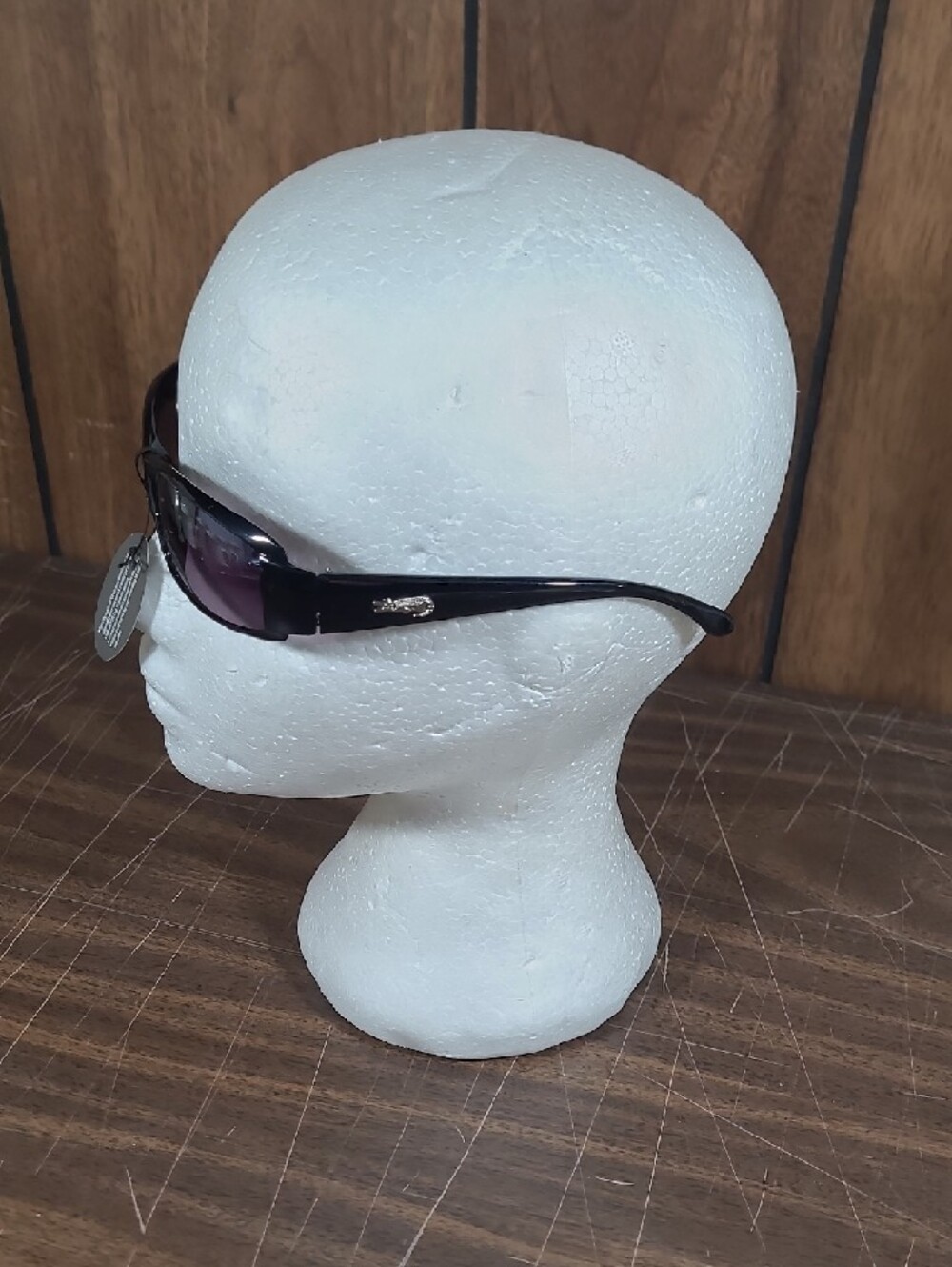 Black Frame Women's Sunglasses with Gradient Purple Lenses #18 - Picture 3 of 4